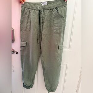 Nicole Miller Olive Cargo Pants